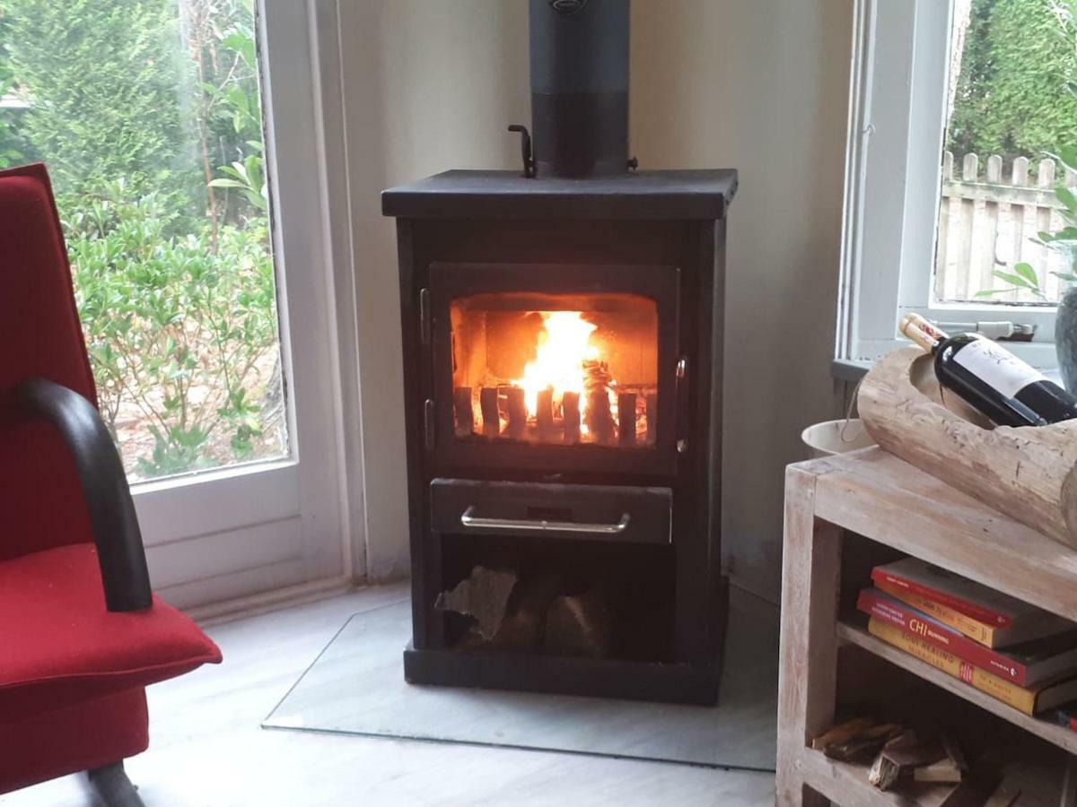 Boshuis Turquoise / Smaakvol Genieten Op De Veluwe Hoenderloo Bagian luar foto