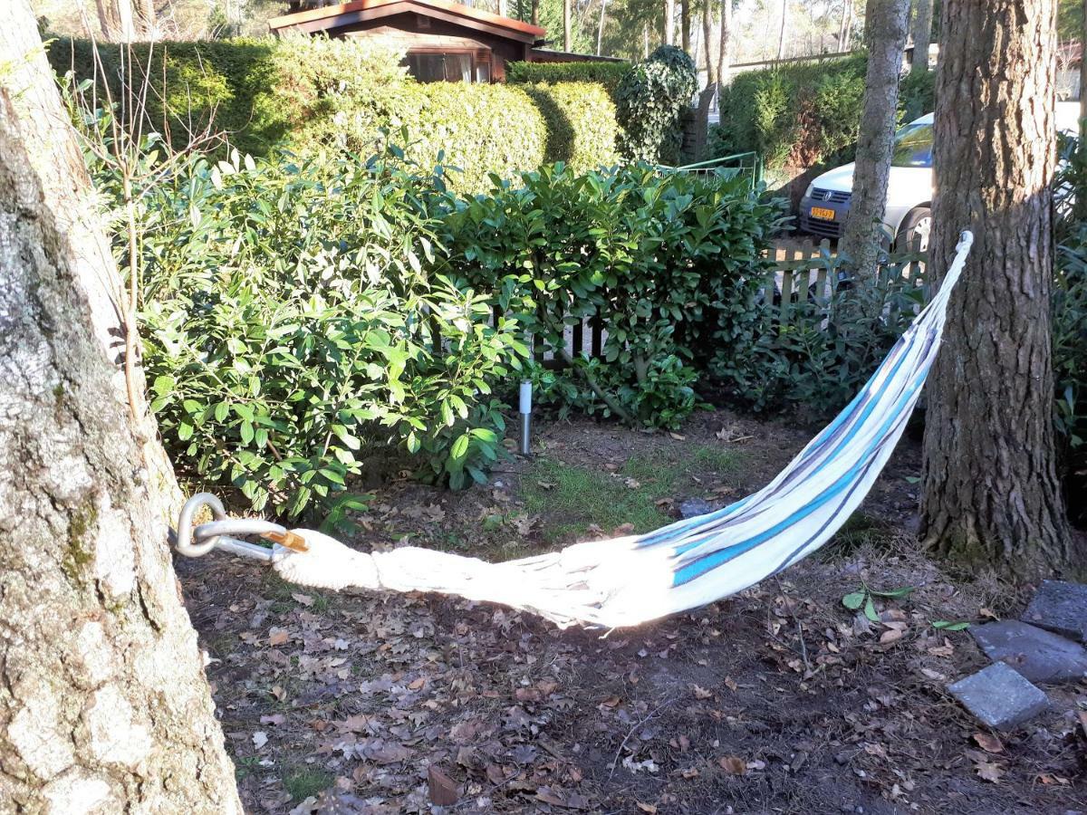 Boshuis Turquoise / Smaakvol Genieten Op De Veluwe Hoenderloo Bagian luar foto