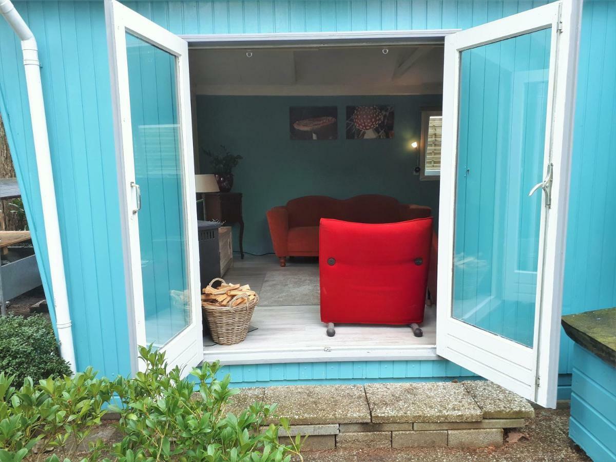 Boshuis Turquoise / Smaakvol Genieten Op De Veluwe Hoenderloo Bagian luar foto