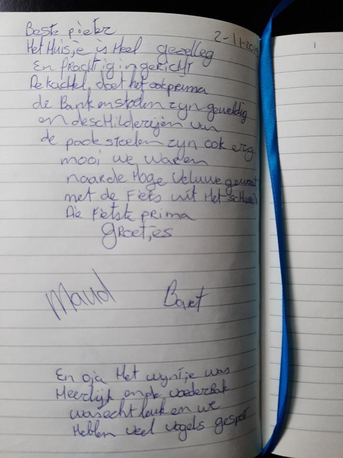 Boshuis Turquoise / Smaakvol Genieten Op De Veluwe Hoenderloo Bagian luar foto